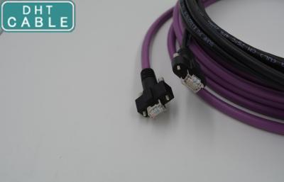 China Hohes Ethernet-Kabel der Flexigus Katzen-5 mit Schrauben-Verschluss für Kettensystem zu verkaufen