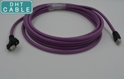 China High Flex IGUS Cat-5 Ethernet Cable Robust Bending for GEV  Camera, with Screw ears , 5 meters for sale