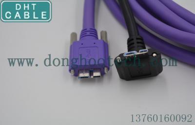 Cina Cavo ad angolo USB B di USB 3,0 buon grado di industria del segnale da 90 gradi schermato bene per il sistema di moto in vendita