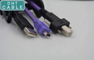 Cina Assemblaggi cavi continui della flessione della Alto-flessione di USB che modellano gli angoli con la chiusura di vite disponibile in vendita