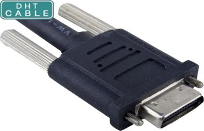 China Ringsum männliches Formteil-Kabel-Schwarzes 10 Pin SCSI-Vhdci mit hoher Dichte oder besonders angefertigt zu verkaufen