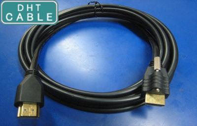 China Version 1.4 or 2.0 Custom Cable Assembly HDMI A Cable Male Standard to Screw Lock 5.0meter for sale