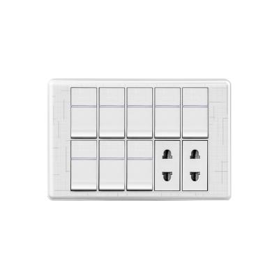 China Quality Lamp Switch Pakistan Power Supply Easy Installation Guaranteed Modern Multi Electrical Change Socket for sale