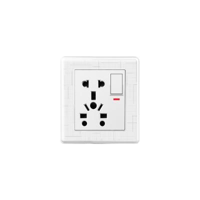 China Easy Installation Pakistan Wall Switch Manufacturer Power Supply Universal Modern Electrical Socket for sale