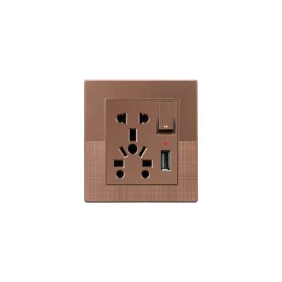 China Easy Installation Durable Using Pakistan Custom Easy Installation Wall Switch Power Socket for sale