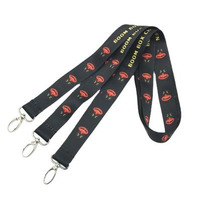 China Promotional Wholesale Blank Sublimation Polyester Cheap Custom OEM Gift Custom Logo Printed Lanyard for sale