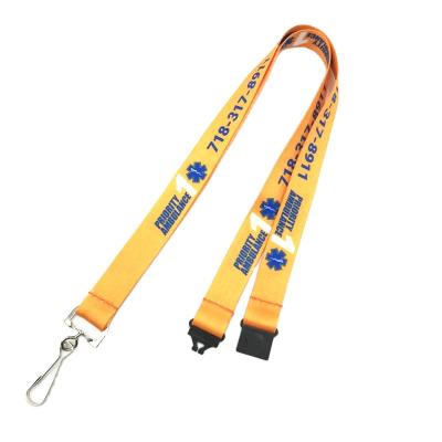 China Lanyards Adjustable Original Factory Hand Logo Custom Lanyards Printed Polyester Custom ID Badge Neck Lanyard for sale