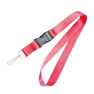 China Popular Manufacturer Supply Nylon Lanyard Customized Keychain with J Hook Lanyard with Plastic Buckle for sale