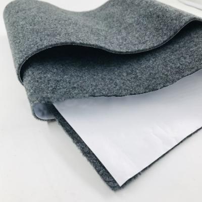 China Waterproof Factory Customized Plush Felt Flocking Self Adhesive Polyester Nonwoven Fabric for sale