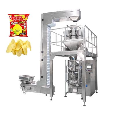 China Vertical Automatic Beverage Pillow Bag Packing Machine For Potato Chips for sale