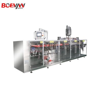 China BHD-240DS Food Tomato Sauce Ketchup Duplex Standard Rack Up Pouch Doybag Packing Machine for sale