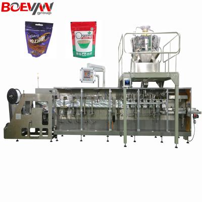 China Full automatic food coffee tablet doypack packaging machine ISO9001 for sale