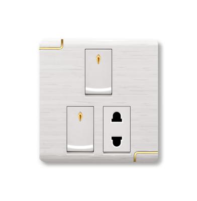 China British Standard Residential / General Purpose Home Electrical Socket With Switch 16a 2 Pin Switch Socket for sale