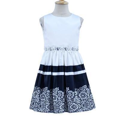 China Factory supply breathable new arrival high quality sleeveless polyester girls clothing dresses 2022 summer children wear for sale