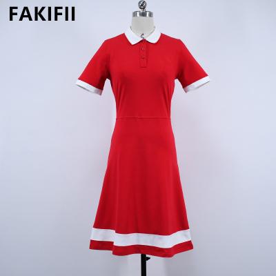 China Women's Breathable Dresses 2022 Polo Dress Sport Summer Made Elegant Trending In China for sale