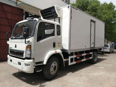 China DFAC Small Refrigerated Schnellimbiß Vans Truck, der Van Body ISO 9001 anerkannt abkühlt zu verkaufen