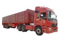 China VAN Type Heavy Duty Semi Trailers 3 Axle 45 Tons - 60 Tons Cargo Van Trailer for sale