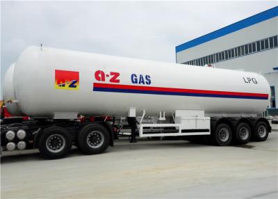 China 3 Achse 50000 L Volumen des LPG-Behälter-halb Anhänger-50M3 25T 56M3 fertigte anerkannte ISO 9001 besonders an zu verkaufen