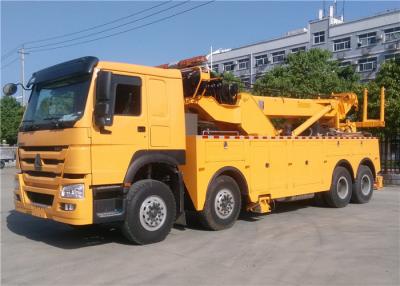 Chine Rouleur de HOWO 12 dépanneuse de 50 tonnes, 360 degrés tournant la dépanneuse à plat à vendre