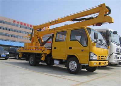 China ISUZU 18m - 22m hoher Luftarbeit-Pritschenwagen des Haltungs-Operations-LKW-4X2 zu verkaufen