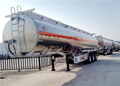 China Öl-Transport-Behälter-Anhänger des Aluminiumlegierungs-Tankfahrzeug-LKW-Anhänger-3 der Achsen-42000L 42cbm zu verkaufen