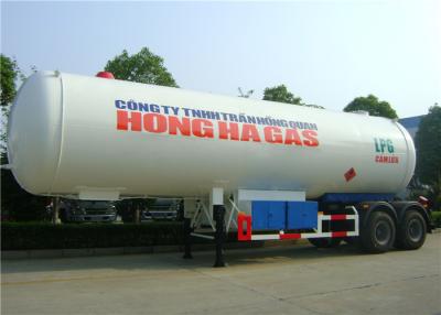 China 2 Axle 40000L 40M3 20 Ton LPG Gas Tank Trailer , 56M3 LPG Tank Semi Trailer for sale