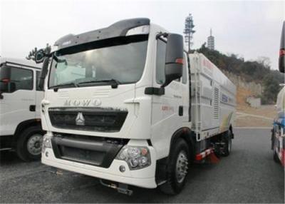 China HOWO LHD 4000 l-de Vegervrachtwagen van de Vuilnisbakstraat, Natte Type van Weg het Schoonmakende Vrachtwagen/Droog Type Te koop