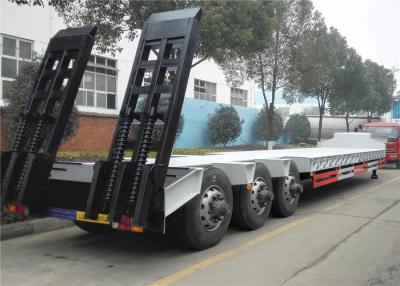 China 60 Tonnen - 100 Tonne Lowboy-Anhänger, niedrige des Bett-Achsen halb Anhänger-2/3 Achsen/4 Achsen zu verkaufen