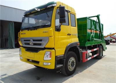 China Sinotruk Homan 4x2 220hp 10m3 hydraulische Schwingarm-Art des Lader-Abfall-Verdichtungsgerät-LKW-10cbm zu verkaufen