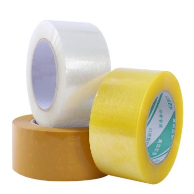 China Manufacturing Cinta de Embalaje BOPP Packing Transparent Light Color Heat Resistant Factory Adhesive Tape for sale