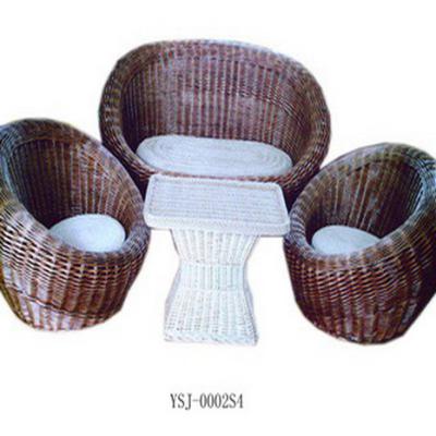 China Traditional Nautical Willow Sofa Basket Chair for sale