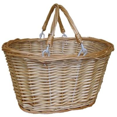 China Woven Basket Willow Shopping Basket Storage Wicker Vegetable Basket for sale