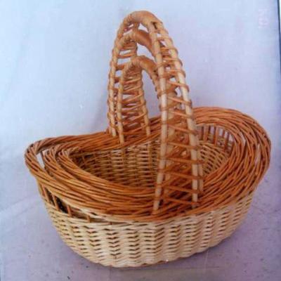 China Willow Flower Basket Flower Storage Stored Wicker Basket for sale