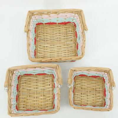 China Europe willow shopping basket, YS21-019 for sale