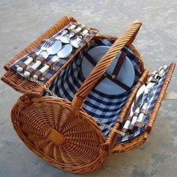 China Europe willow picnic basket for sale