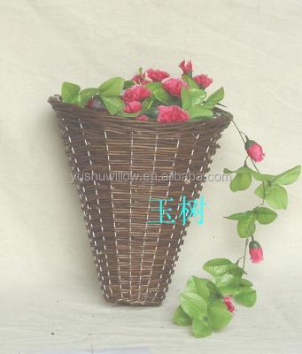 China Eco-friendly Willow Blossom And Garden Metal Basekt for sale