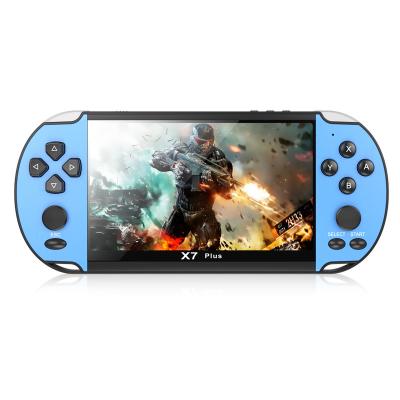 China wholesale newest x7 plus retro handheld game console game console with av set 10000 games 5.1 for sale