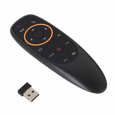 China Hot Selling Amazon Smart TV G10s Fly Air Mouse G10s Gyro Wireless Voice Remote Control For Android TV Smart TV Box/Computer for sale