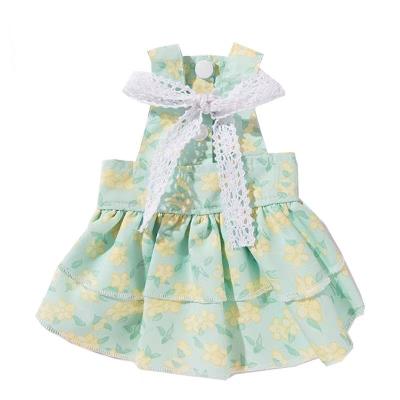 China Viable Luxury Dog Spring Tutu and Summer Skirt Teddy Cat Dog Pet Princess Small and Medium Breathable Floral Pet Skirt for sale