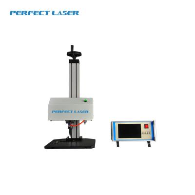 China Metal and Hard Plastic Perfect Portable Laser Dot Rinous Peen Pin Marking Machine for Aluminum Name Plate Engraver on Metal with LCD Screen Control for sale