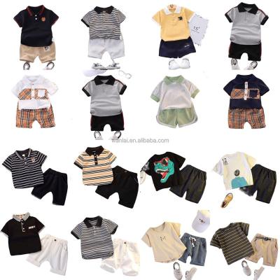 China Wholesale Casual Children's Cotton Sets Summer Boys Clothes for sale