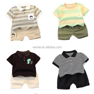 China Wholesale Casual Kids Clothes Short Sleeve Set New Styles Children's Summer Set for sale