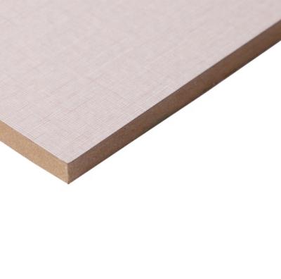 China Modern High Quality Faced Laminated Melamine 18MM MDF Board For Furniture for sale