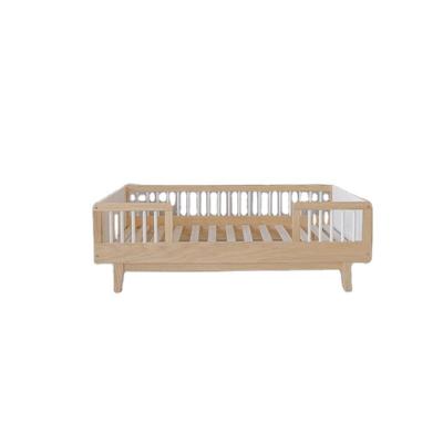 China Adjustable Multifunctional Solid Kids Sofa Modern Design Pine Single(Size) Bed With Removable Protect Rails for sale