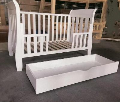 China Good quality modern baby crib with drawers for sale