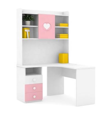 China Modern Kids Computer Desk Table And Bookshelf Bookcase for sale