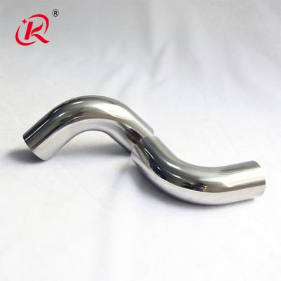 China Dairy Direct Sales 304 Sanitary Stainless Steel IR 90 Degree Pipe Long Radius Fit Elbow for sale