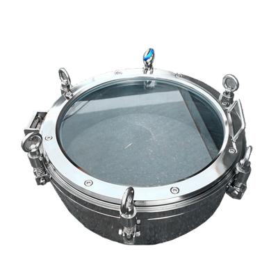 China Tank covers sight glass Wenzhou hot sale stainless steel ss304 water tank manhole cover for sale