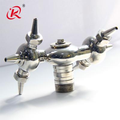 China Female Stainless Steel Rotary Jet Cleaner/Revolving Cleaning Ball Spout Horn Seal Tank DN15-DN40 Sanitary Nipple for sale