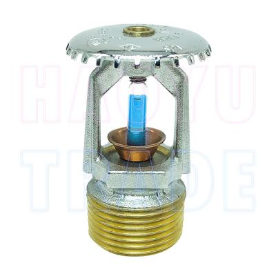 China Brass Standard Response TY4151 Fire Sprinkler For Banks High Temperature Glass Bulb For Fire UL for sale